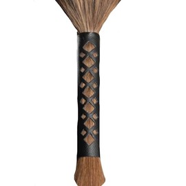 Generic Real Leather Black Hair Pony Tail size 20cm