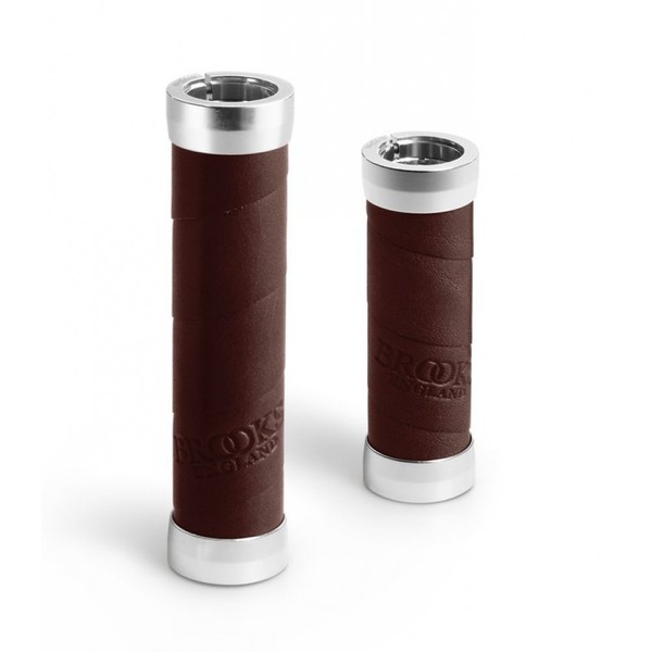 Brooks Grip Shifter Handles, Brown, 130 mm and 100 mm