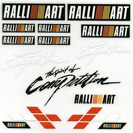 RALLI ART ラリーアート PVC カー ステッカー