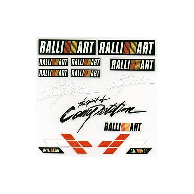RALLI ART ラリーアート PVC カー ステッカー