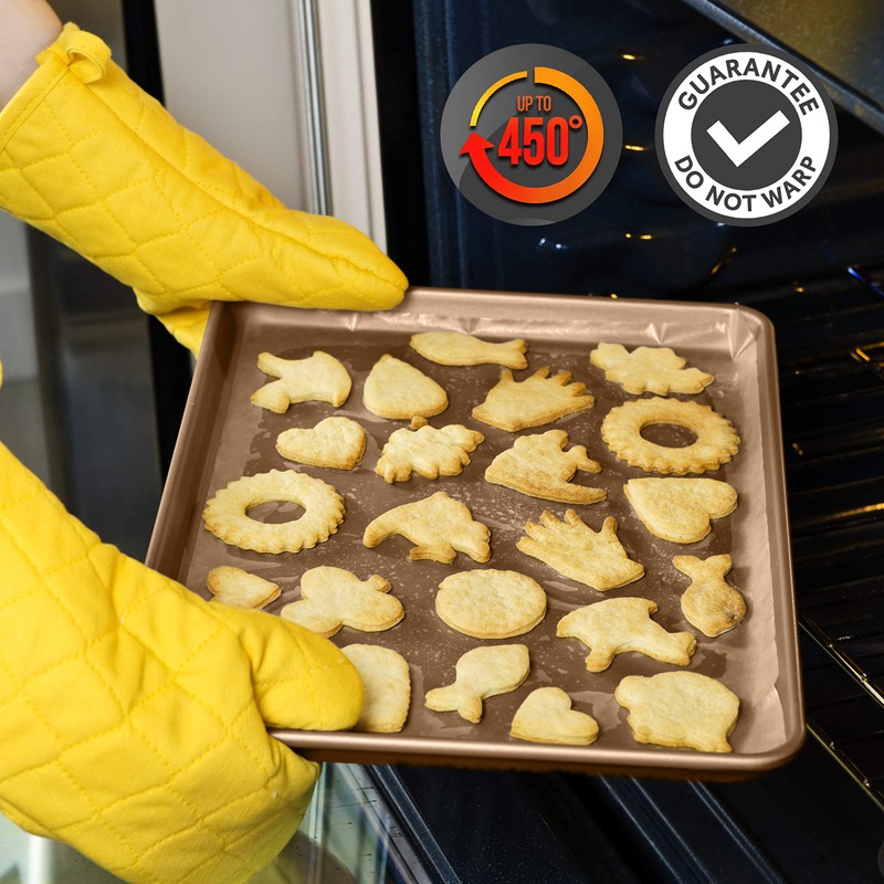 NutriChef Nonstick XL Cookie Sheet Baking Pan - Extra Large