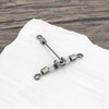 Micro Traders 20pcs 6x7# 28x25mm 44LBs Heavy Duty 3 Way
