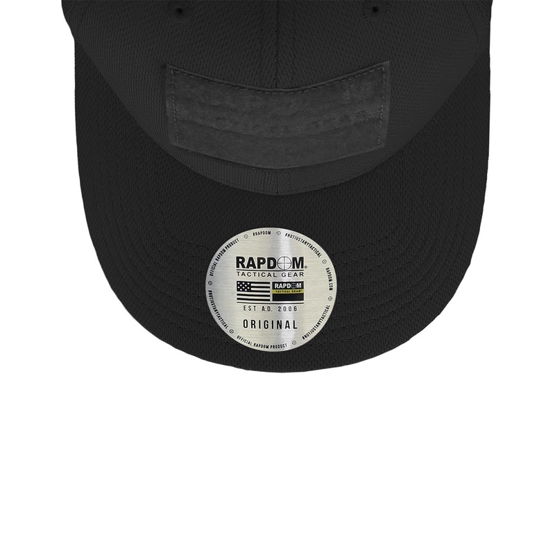Rapiddominance Standard Embossed Patch Flex Cap Black