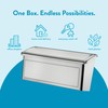 Architectural Mailboxes Venice™, Wall-Mounted Mailbox for Outside, Metal Stainless Steel