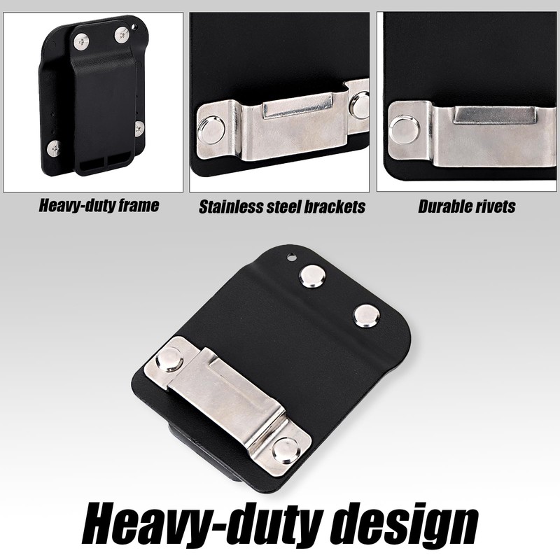 Tape Measure Holder Pouch, Heavy-Duty Measuring Tape Belt Clip Fits