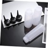 FOMIYES 3pcs Refillable Container Hair Dye Measuring Bottle Condiment Bottles