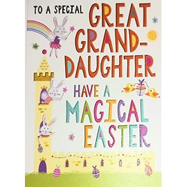 Regal Publishing Easter Card Great Granddaughter - 8 x 6 inches (C88371)