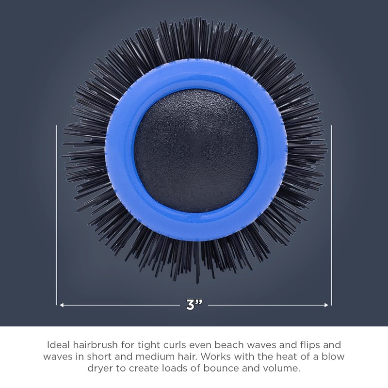 Spornette Prego 3 Inch Ceramic Barrel Round Brush