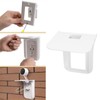 flexman Wall Outlet Shelf, Wall Mounted Holder with Cable Management,