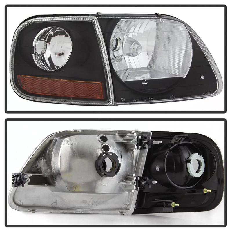 ACANII - For Black 1997-2003 Ford F150 Expedition Lightning Style