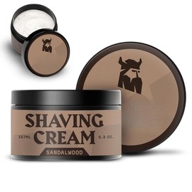 Men's Shaving Cream - 5.3 oz  Sandalwood Scented & Sensitive Skin-Friendly Shave Men