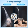 Enhon 1 Set 2 Setting Pivoting Single Spray Shower Head