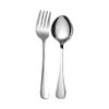 Serving Spoon and Fork Set,Stainless Steel Large Service Cutlery for