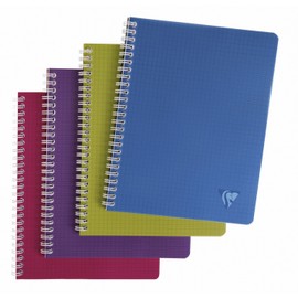 Clairefontaine Linicolor Intense 329715C Sprali Book 17 x 22 cm French Ruled Pack of 50 Sheets Assorted