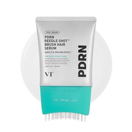 VT COSMETICS PDRN Reedle Shot Brush - Suero para el cabello, refrescante y refrescante para el cuidado del cuero cabelludo con PDRN vegano, complejo d