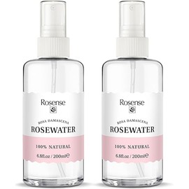 Rosense Rosewater Hydrating Facial Toner/Rose Water Face Mist (6.8 Oz) 2-Pack