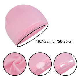 Yymobt 3Pcs Cooling Skull Cap Helmet Sweat Wicking Liner Hat Lightweight Cycling Caps Running Hats for Men Women(White, Pink, Sky Blue)