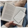 PACKOVE 2pcs Magnet Bookmark Magnifier Sheet Lightweight Page Magnifier for