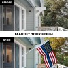 UD_G128 Flag Pole 5 FT White Tangle Free & Blue