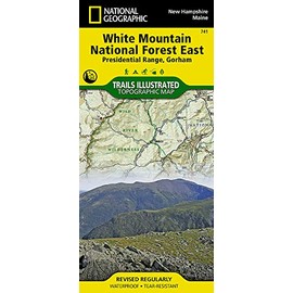 White Mountain National Forest East [Presidential Range, Gorham] (National Geographic Trails Illustrated Map, 741)
