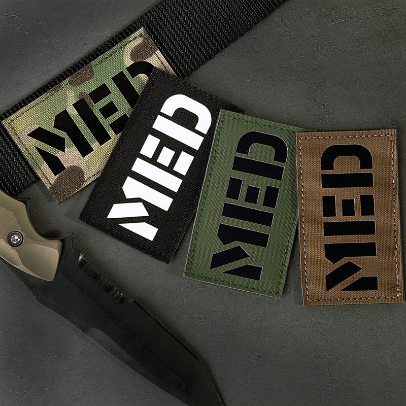 PETAC GEAR MED Medical Tactical Fastener Patch Hook-Fastener Backing 3.5x2,