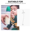 HEMOTON 4pcs Sippy Cup Straw Replacement Straw Transparent Weighted Ball