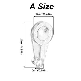 SagaSave 40pcs Glass Retainer Clips with Screws, Cabinet Glass Retainer Clips Door Glass Retainer Clips Glass Retainer Strip for Windows Doors Cabinet, for 4-5mm Thick Glass(STYLE A)