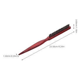 NOLITOY Slick Back Hair Brush Rat Tail Comb Pointed Tail Hair Comb for Women Girls Back Brushing Combing Creating Volume