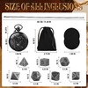 Kabinka DND Dice Set, 7pcs Mini Metal Dice with Pocket