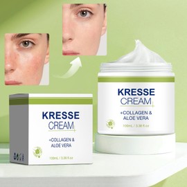 Kressesalbe Plus, 100g Kressesalbe Gegen Altersflecken, Pigmentflecken Entferner Gesichtscreme, Feuchtigkeitsspendender Kressesalbe Altersflecken Entfernen