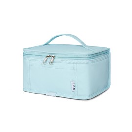 NOL Natural Organic Lifestyle Small Lunch Bag Mini Lunch Box Insulated Lunch Bag for Men/Women Leakproof Cooler Tote Bag Lightweight Nylon Waterproof Lunch Box For Work, Light blue