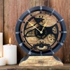 The Gears Clock Desk Clock 10 inches with Real Moving