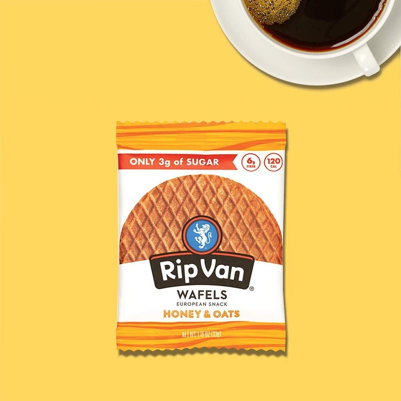 Rip Van Wafels Honey & Oats Stroopwafels - Healthy Snacks