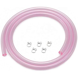 デイトナ(Daytona) バイク用 ブリーザーホース 内径φ4×外径φ7 全長1m 耐油性 塩ビホース ピンク 91858