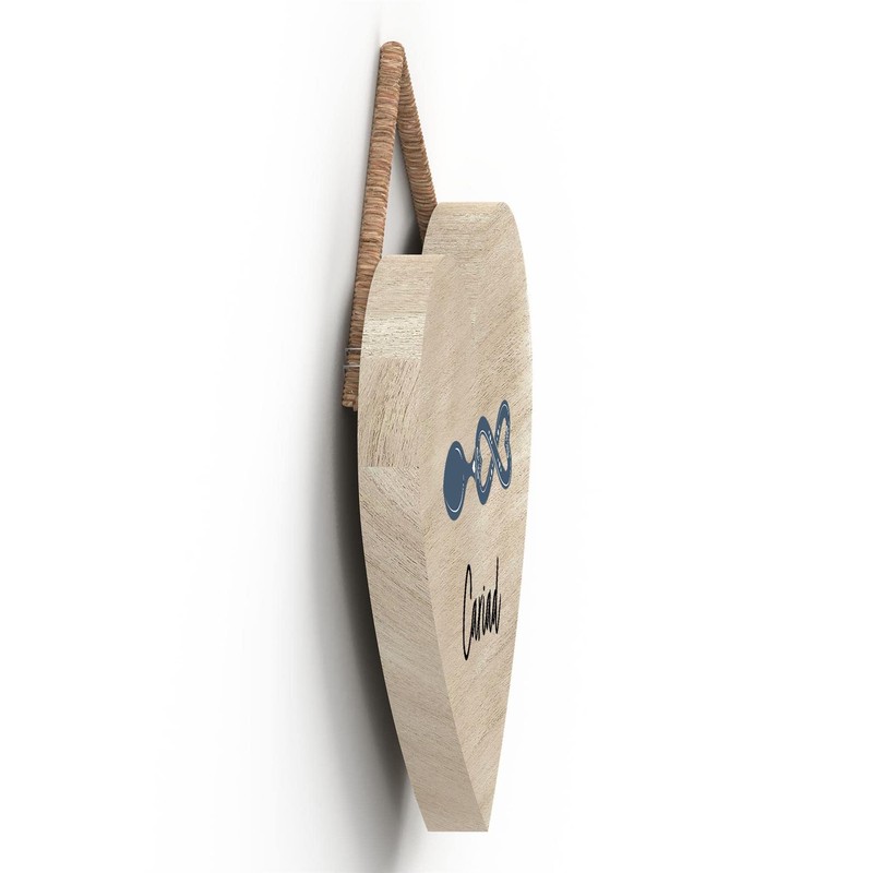 Global Designs Cariad Love Welsh Love Spoon Wooden Heart Hanging