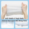 Taoluwin Soft Dry Wipes, 180 Count Disposable Face Towel, Dry/Wet