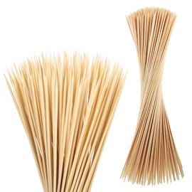 300PCS Marshmallow Roasting Sticks,30 Inch Marshmallow Sticks for Fire Pit Extra Long Wooden Sticks 5mm Thick Bamboo Skewers for Smores Roaster Barbecue Campfire,Weddings and Plant Stakes
