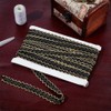 DELORIGIN 13 Yards Black Braid Trim, 15mm/0.6" Decorative Gimp Ribbon,