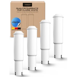 Comedes 4 x Water Filters Similar to Jura Claris White System (Filter No. 68739, 60209 & 62911, Fits Impressa & Nespresso Series Coffee Machines)