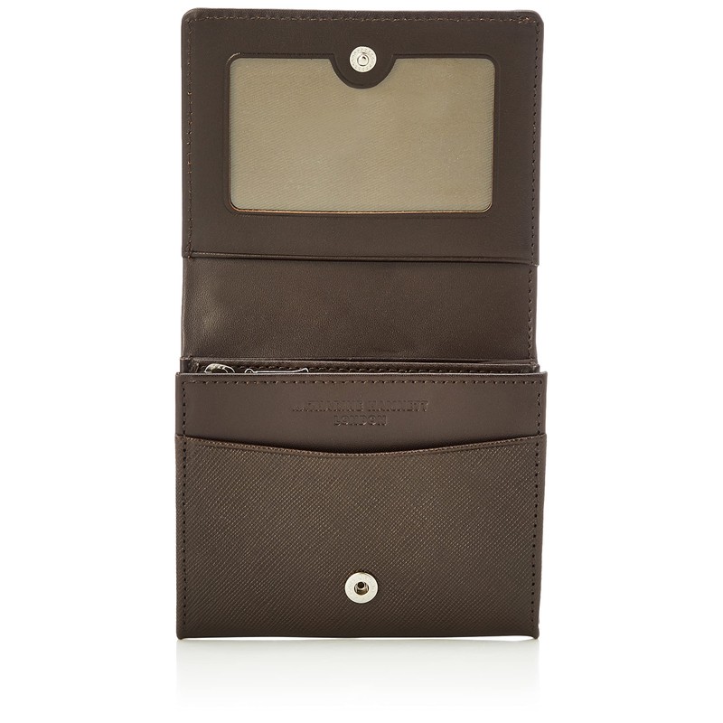 Catherine Hamnet London Prism Bi-Fold Wallet, Premium Domestic Cow Leather,