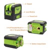 Huepar 9211G Green Laser Level, Self Leveling Cross Line with