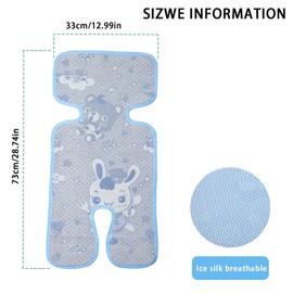 Breathable Summer Seat Insert, Comfort Seat Cover for Baby Seat, Baby Seat Cover Summer, Baby Seat Cover for Prams, Anti-Sweat for Prams, Breathable Seat Insert