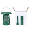 SUNJOY Solar Bug Zapper Outdoor, 2 in 1 Portable Pest