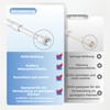 Venwemong Net Curtain Rods Extendable, No Drill, 2 Pack, 60-80