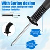 6 Pcs Pole Bending Poles for Horses with Bag, 6FT