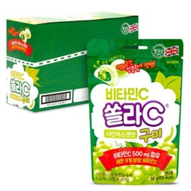 Solar C Vitamin C Gummy Shine Muscat Flavor 40 packs (8 packs x 5 boxes) | Goryeo Eundan | / 쏠라C 비타민C 구미 샤인머스캣맛 40개입(8개입x5박스) | 고려은단 |