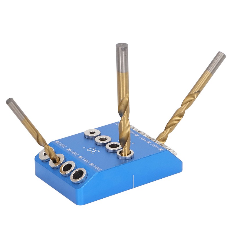 Drill Guide Jig 30 45 90 Degree Aluminum Alloy Angle