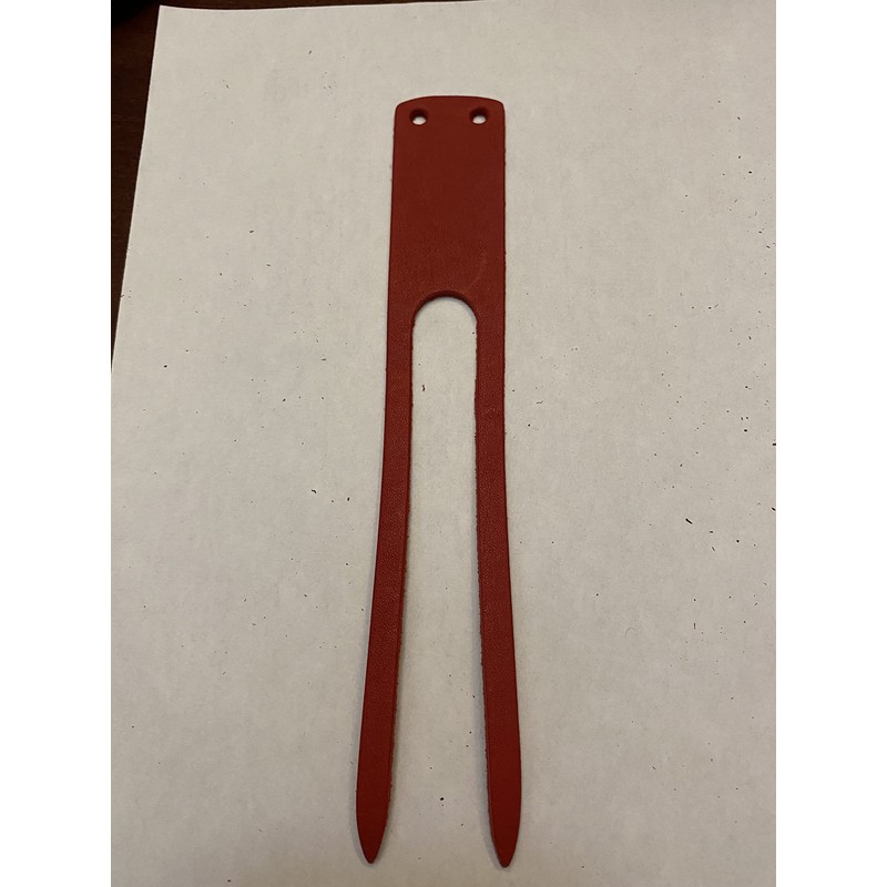 Bulk Baseball/Softball Replacement Leather Thumb/Pinky Loops 2-Pack (Red)