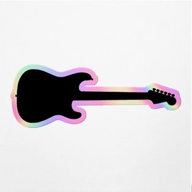 Holographic Decal Stickers of Guitar 1 Premium Waterproof Vinyl Decal Stickers for Laptop Phone Accessory Helmet Car Window Mug Tuber Cup Door Wall Decoration ANDVER3e8364bHO