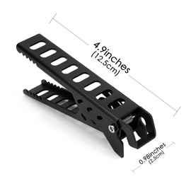 TOCCOOL Anti-Scalding Bowl Clip - Outdoor Cookware Clip, Aluminum Alloy Holding Tool for Cooking, Hiking, Backpacking and Home Use (Black)